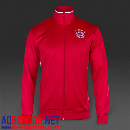 Áo khoác bóng đá câu lạc bộ Bayern Munich màu đỏ, mùa 2016-2017