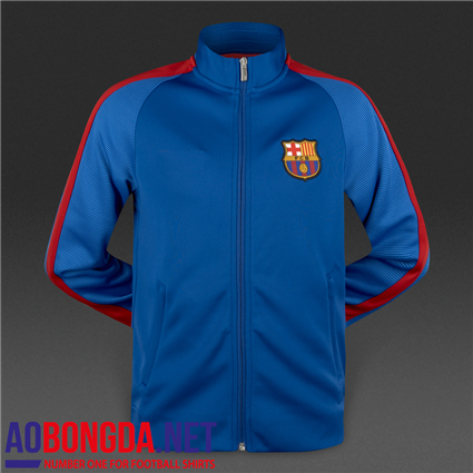 Áo khoác bóng đá câu lạc bộ Barcelona màu xanh, mùa 2016-2017