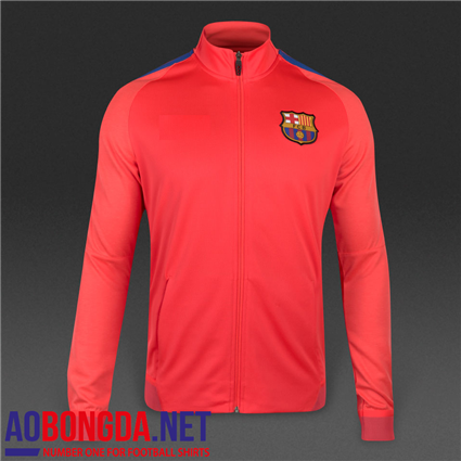 Áo khoác bóng đá câu lạc bộ Barcelona màu cam, mùa 2016-2017