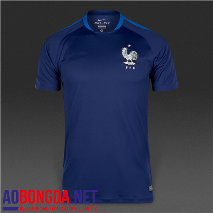 Áo tập đội tuyển Pháp màu tím than Euro 2017-2018