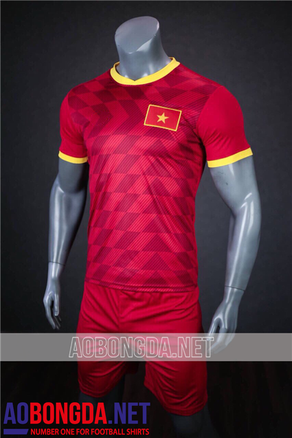 Áo bóng đá Việt Nam đỏ Asian cup 2019