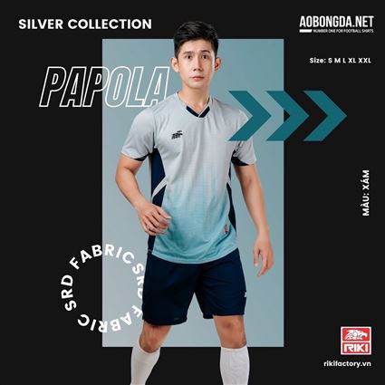 Áo Không Logo Riki Papola Xám