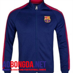 Áo khoác  bóng đá Barcelona chất nỉ dày  2016