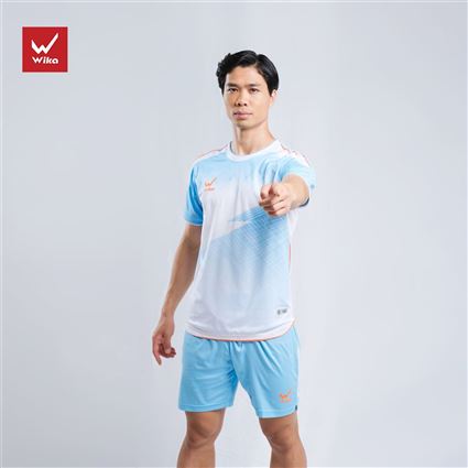 Áo Bóng Đá Wika Công Phượng CP10 Collection Xanh Ngọc 4