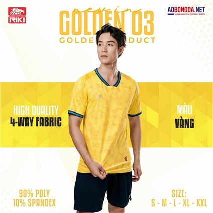 Áo Không Logo Riki Golden 3 Vàng