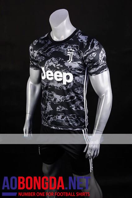 Áo Juventus đen loang xám sân khách 2019-2020