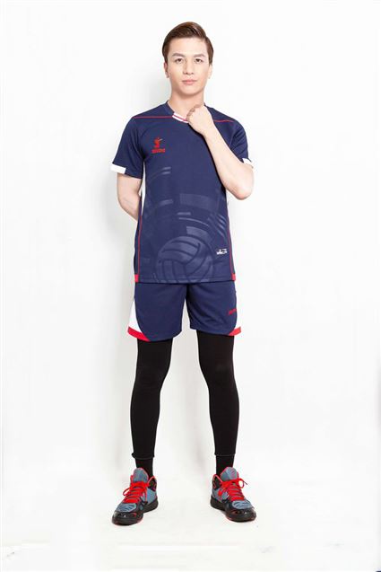 Bộ Quần Áo Bóng Chuyền Beyono Legend Tím Than