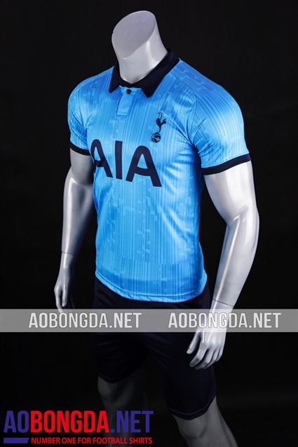 Áo Tottenham Hospur xanh ngọc sân khách cổ bẻ 2019-2020