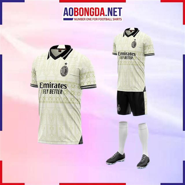 Áo Bóng Đá Câu Lạc Bộ AC Milan Kem Sân Khách 23-24