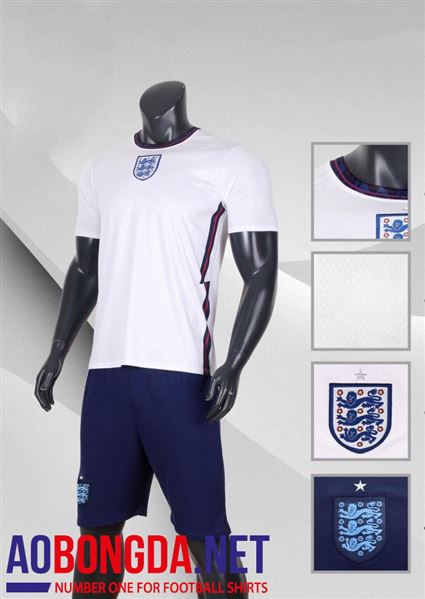 Áo Bóng Đá Đội Tuyển Anh trắng Euro 2020-2021