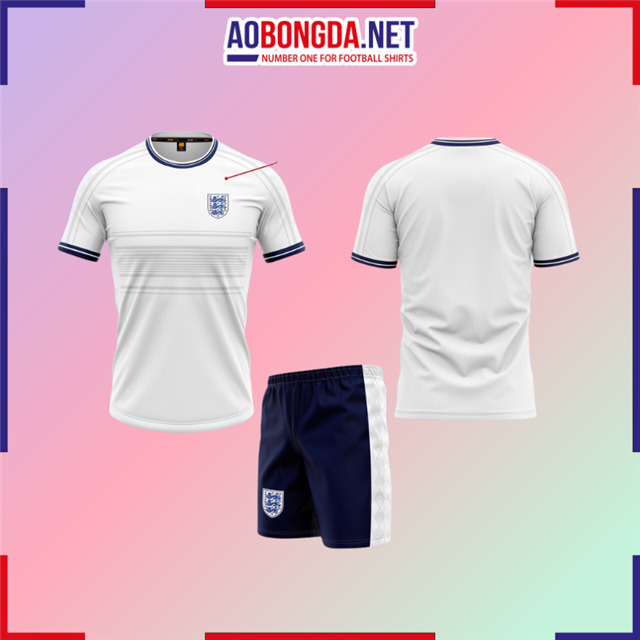 Áo Bóng Đá Đội Tuyển Anh Trắng 2023-2024