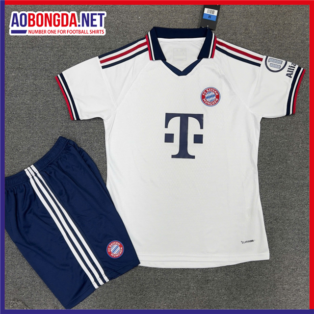 Áo Bóng Đá Câu Lạc Bộ Bayern Trắng 2026-2027