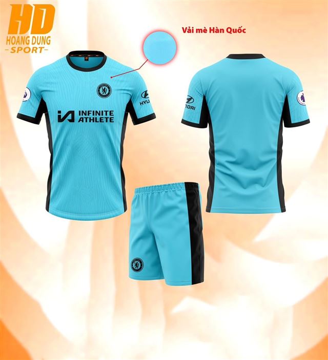Áo Bóng Đá Câu Lạc Bộ Chelsea Xanh Ngọc 2023-2024