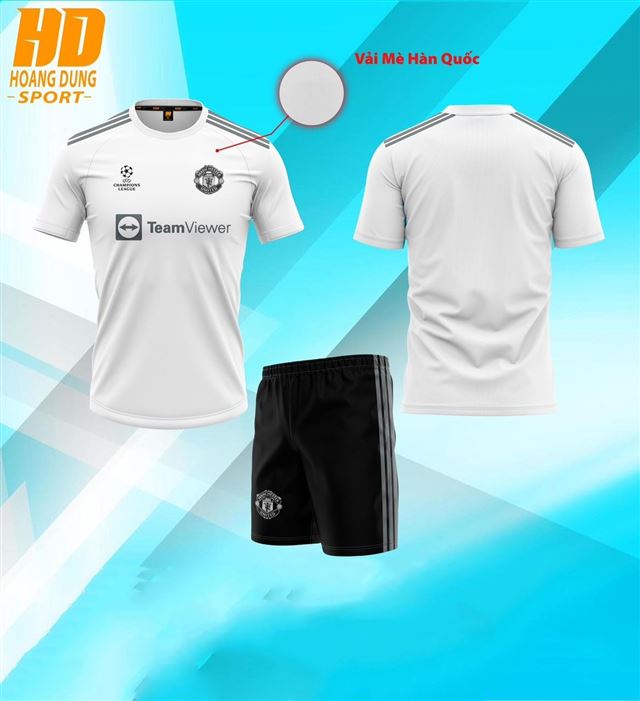 Áo Bóng Đá CLB Manchester United C1 Trắng 2023-2024