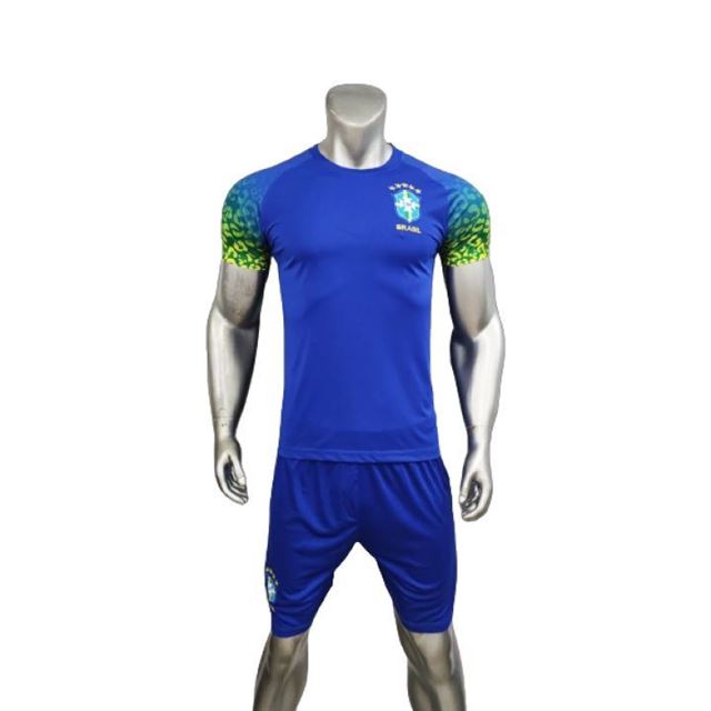 Áo Bóng Đá Đội Tuyển Brazil  World Cup xanh Sân Khách 2022-2023