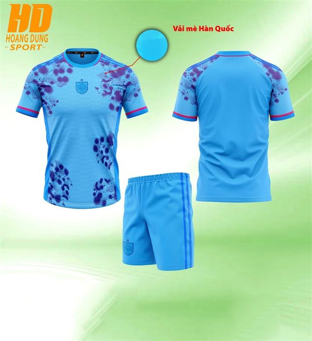  Áo Bóng Đá Đội Tuyển Tây Ban Nha Xanh Ngọc 2023-2024