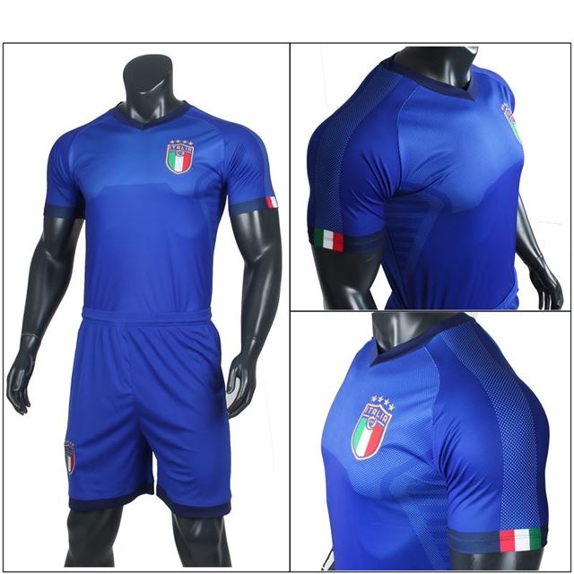 Áo Bóng Đá Italia Xanh World Cup 2018-2019