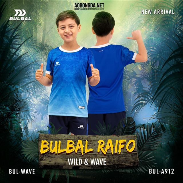 Áo Bóng Đá Trẻ Em Bulbal Raifo Xanh