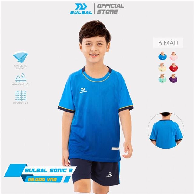 Áo Bóng Đá Trẻ Em Bulbal Sonic 2 Ya