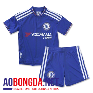 Quần áo thể thao trẻ em đội chelsea xanh