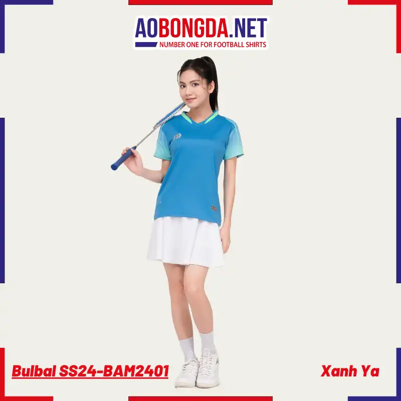 Áo Cầu Lông Bulbal SS24 - BAW2401 Nữ Xanh Ya