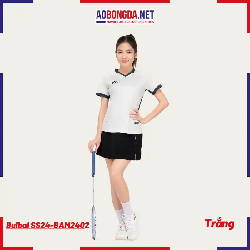 Áo Câu Lông Bulbal SS24 - BAW2402 Nữ Trắng