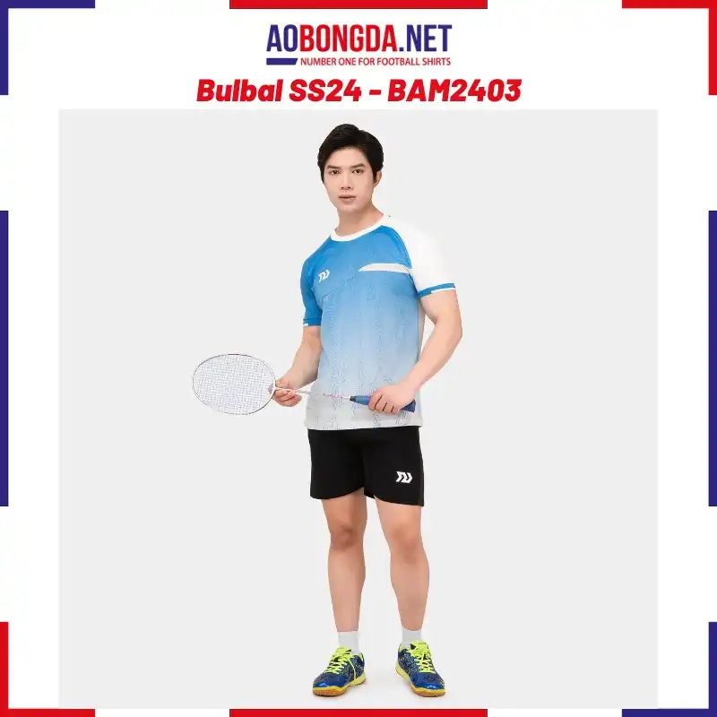 Áo Cầu Lông Bulbal SS24 - BAW2403 Nam Xanh Ya