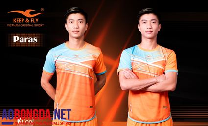 Áo Không Logo Keep & Fly Paras X Phan Văn Đức cam