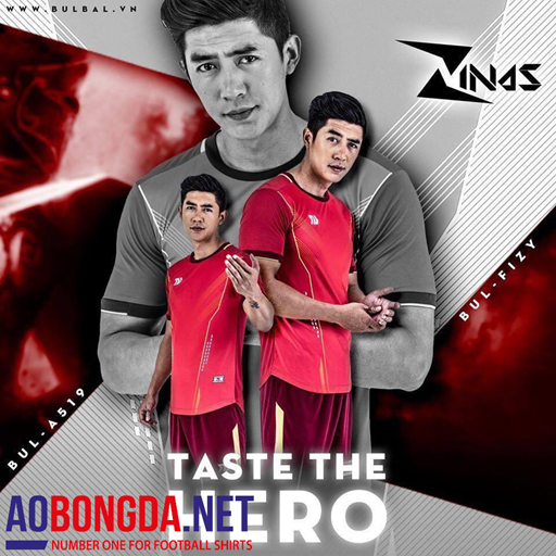 Áo Bóng Đá không logo Bulbal Zinas đỏ