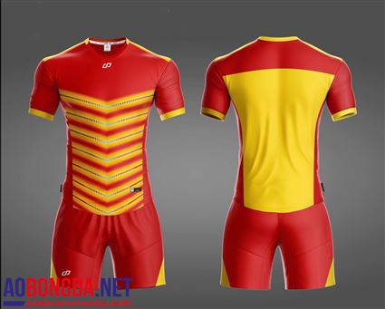 Áo Không Logo CP Legend đỏ lưng vàng