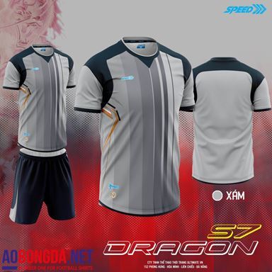 Áo Không Logo Dragon Speed xám