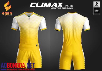 Áo Không Logo Egan Climax vàng trắng