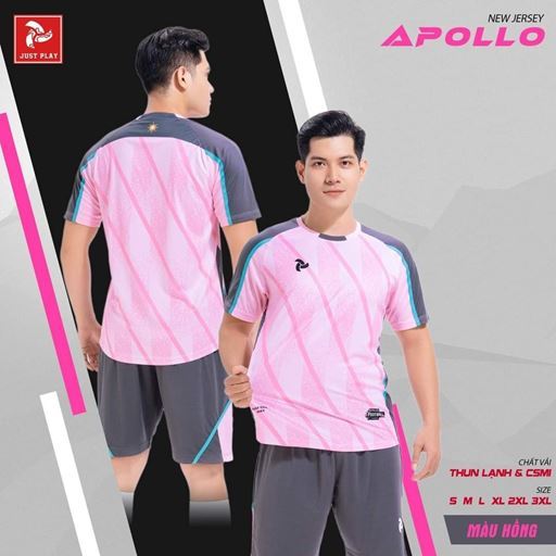 Áo Không Logo Justplay Apollo Hồng