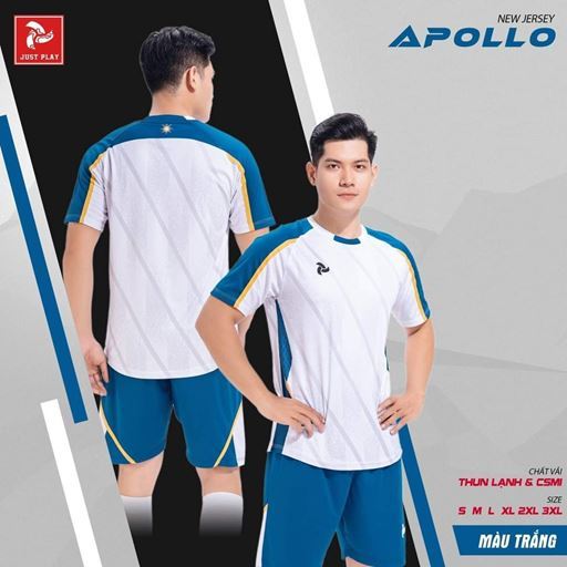 Áo Không Logo Justplay Apollo Trắng
