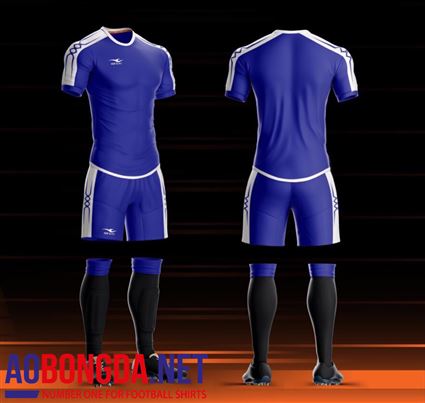 Áo Không Logo Keep & Fly Chain Basic xanh dương