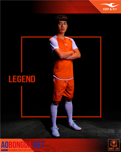 Áo Không Logo Keep & Fly Legend X Minh Vương cam