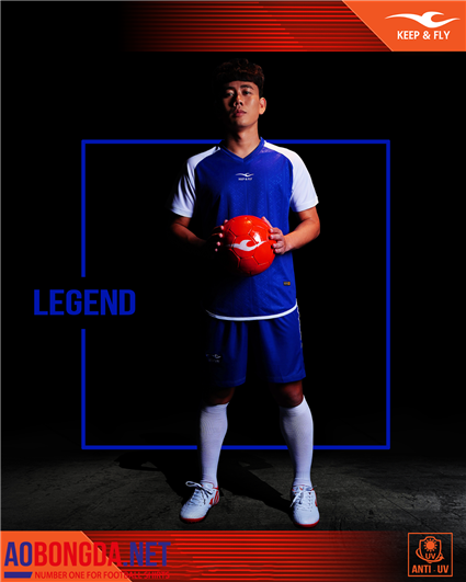 Áo Không Logo Keep & Fly Legend X Minh Vương xanh dương