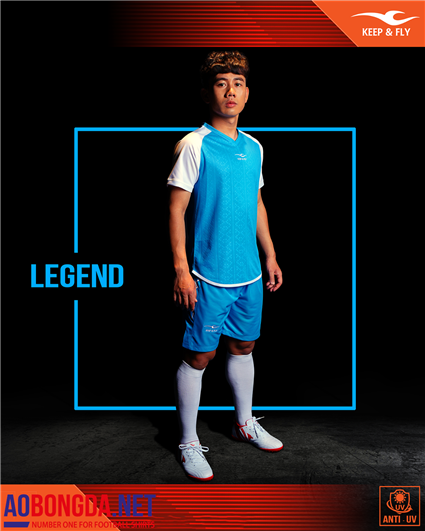 Áo Không Logo Keep & Fly Legend X Minh Vương xanh ngọc