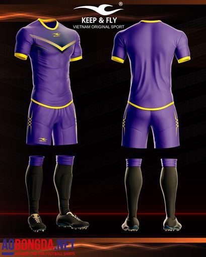 Áo Không Logo Keep & Fly Monster tím