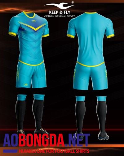 Áo Không Logo Keep & Fly Monster xanh ngọc