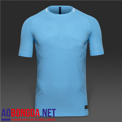 Áo Không Logo Manchester City Xanh 2017-2018