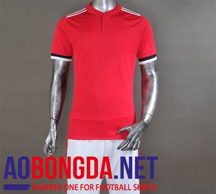 Áo Không Logo Manchester United sân nhà màu đỏ  2017-2018