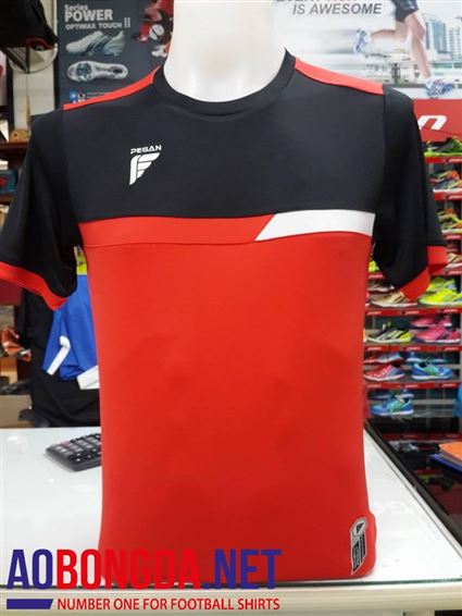 Áo không logo PEGAN SAMURAI đỏ đen