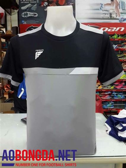 Áo không logo PEGAN SAMURAI xám đen