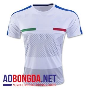 Áo không logo training ý tập trắng 2017