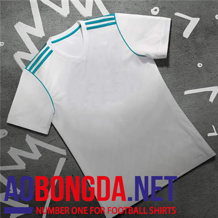 Áo Không Logo Real Madrid Trắng 2017-2018
