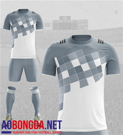 Áo không logo TIRO trắng xám