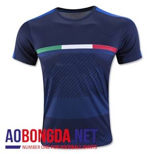 Áo không logo ý training tím than 2017