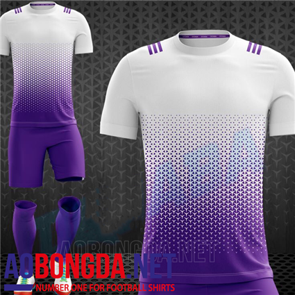 Áo Ko Logo All Black trắng tím