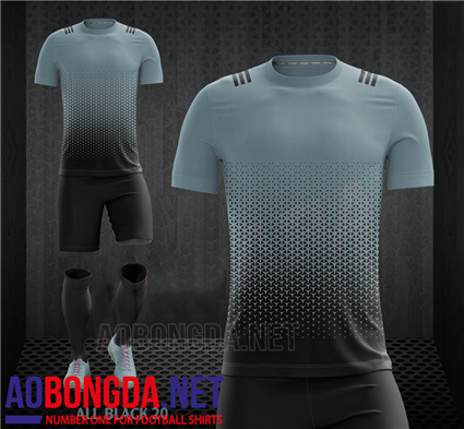 Áo Ko Logo All Black xám đen